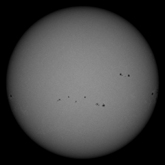 Image of Sun's photosphere