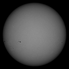 Image of Sun's photosphere