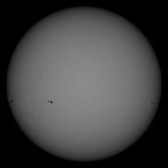 Image of Sun's photosphere