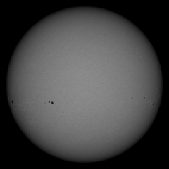 Image of Sun's photosphere