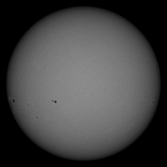 Image of Sun's photosphere