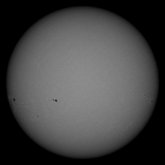 Image of Sun's photosphere