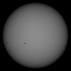 Image of Sun's photosphere