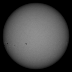 Image of Sun's photosphere