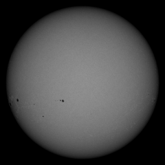 Image of Sun's photosphere