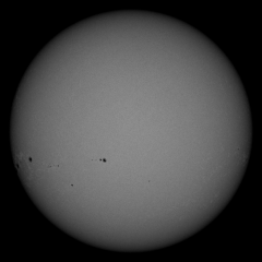 Image of Sun's photosphere