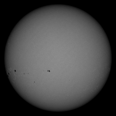 Image of Sun's photosphere