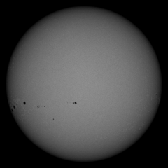 Image of Sun's photosphere