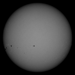 Image of Sun's photosphere