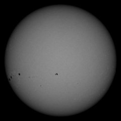 Image of Sun's photosphere