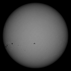 Image of Sun's photosphere