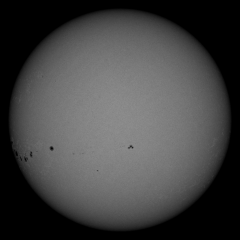 Image of Sun's photosphere