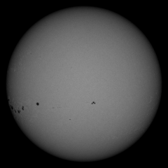 Image of Sun's photosphere