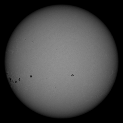 Image of Sun's photosphere