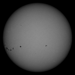 Image of Sun's photosphere