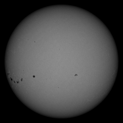 Image of Sun's photosphere