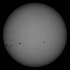 Image of Sun's photosphere