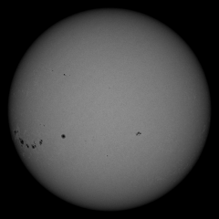 Image of Sun's photosphere