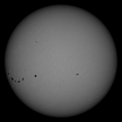 Image of Sun's photosphere