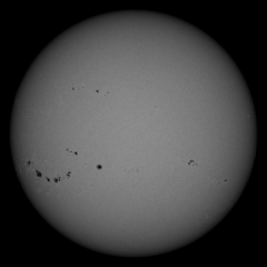 Image of Sun's photosphere