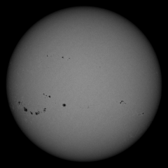 Image of Sun's photosphere