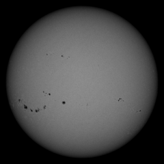 Image of Sun's photosphere