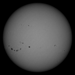 Image of Sun's photosphere