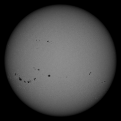 Image of Sun's photosphere