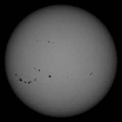 Image of Sun's photosphere