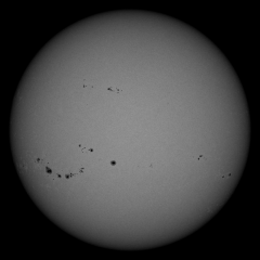 Image of Sun's photosphere