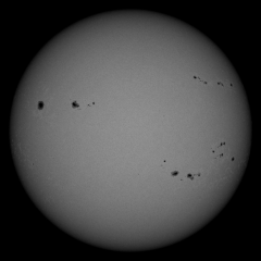 Image of Sun's photosphere