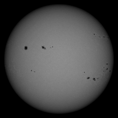 Image of Sun's photosphere