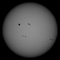 Image of Sun's photosphere