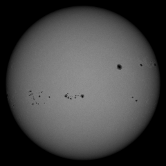 Image of Sun's photosphere