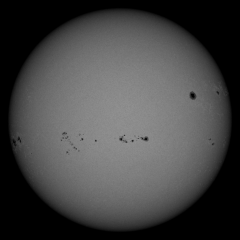 Image of Sun's photosphere