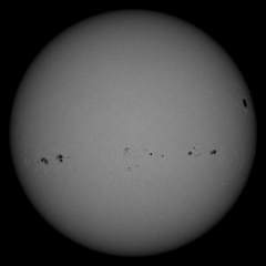 Image of Sun's photosphere