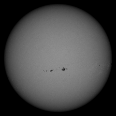 Image of Sun's photosphere