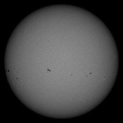 Image of Sun's photosphere