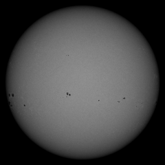 Image of Sun's photosphere