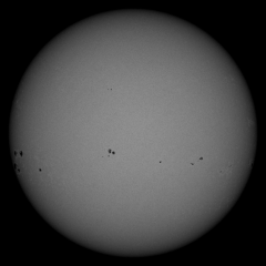 Image of Sun's photosphere