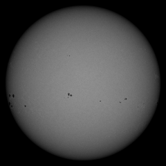 Image of Sun's photosphere