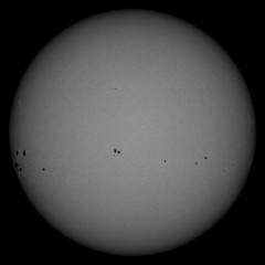 Image of Sun's photosphere