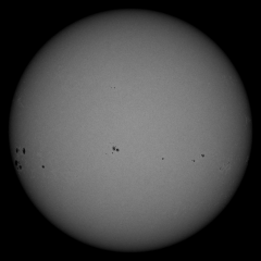 Image of Sun's photosphere