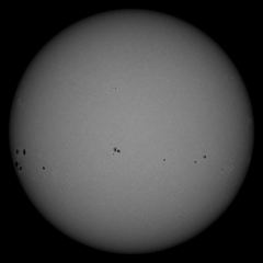 Image of Sun's photosphere