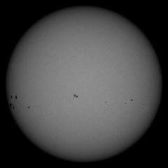 Image of Sun's photosphere