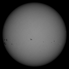 Image of Sun's photosphere