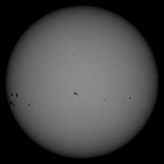 Image of Sun's photosphere