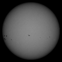 Image of Sun's photosphere