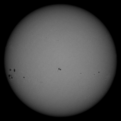 Image of Sun's photosphere