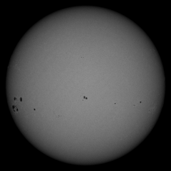 Image of Sun's photosphere